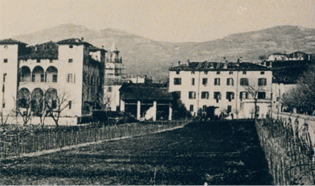 foto storica in bianco e nero di Langhirano